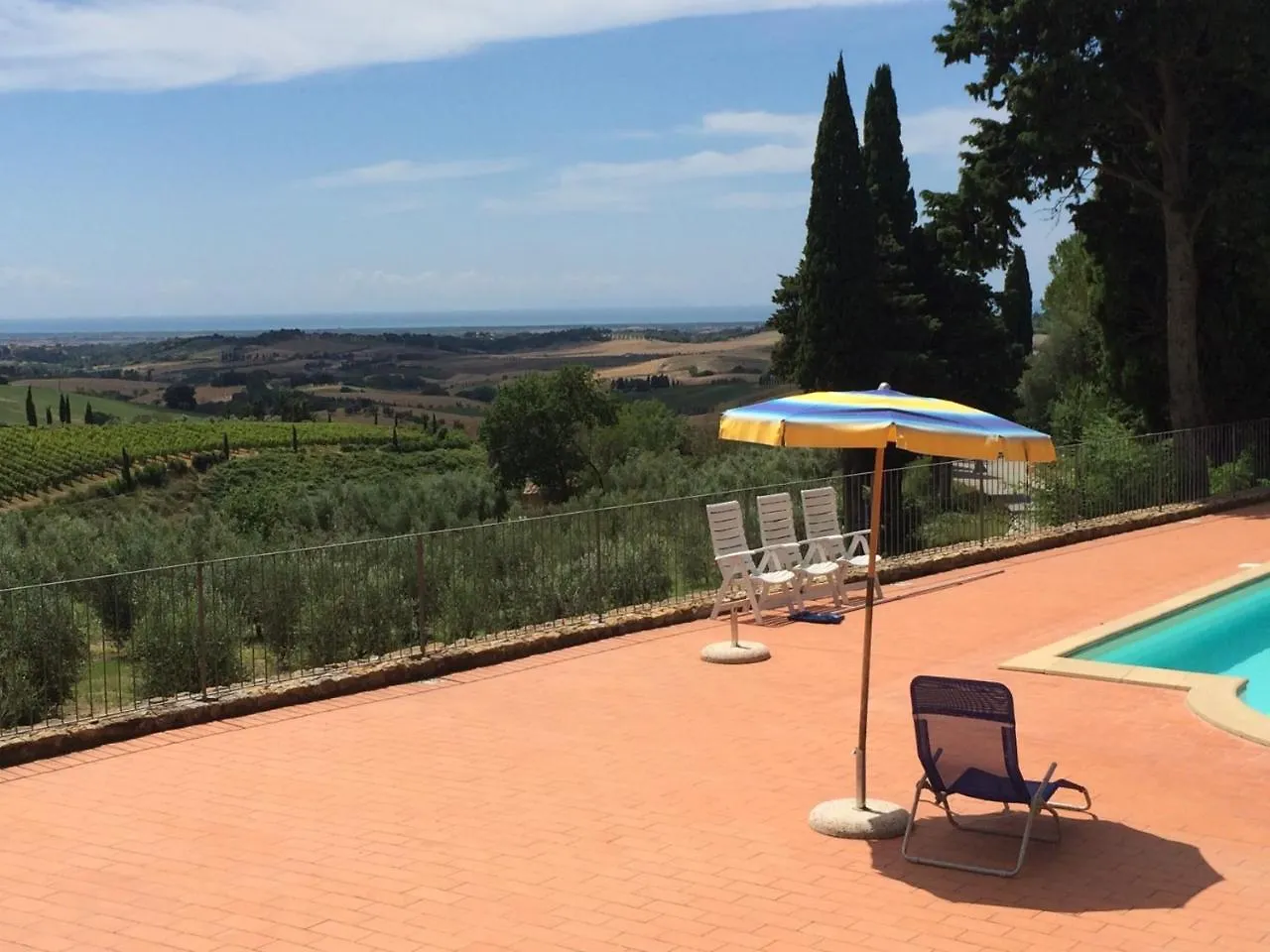 Toscana Tour - La Ninfea With Sea View Apartment Casale Marittimo Italy